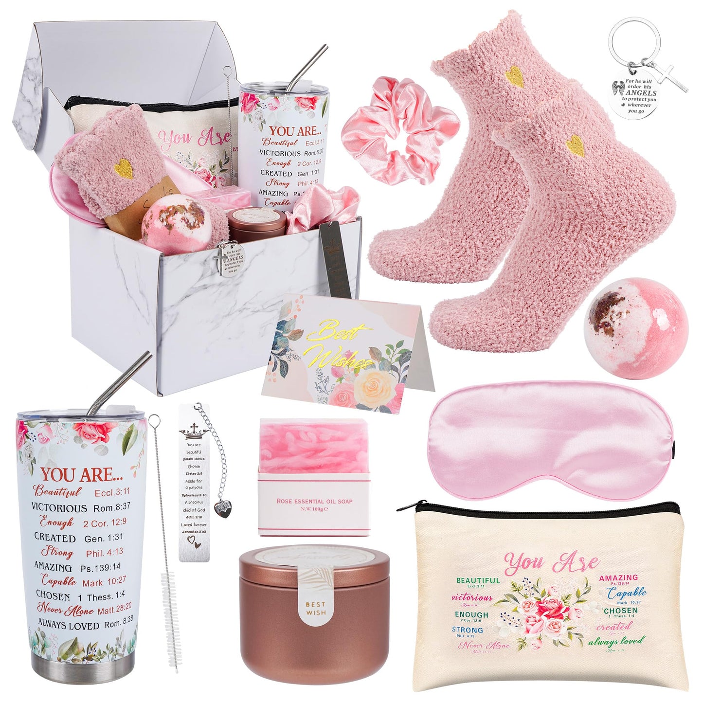 Kolewo4ever 12 Pieces Christian Gifts Christmas Gifts for Women