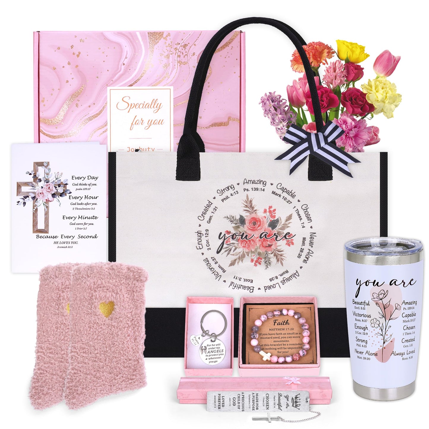 Christian Gifts for Women Faith Inspirational Religious Gift Basket
