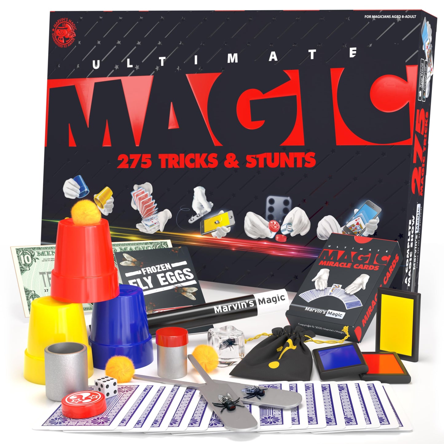 Marvins Magic - 275 Ultimate Magic Tricks - Magic Set - Age 8+