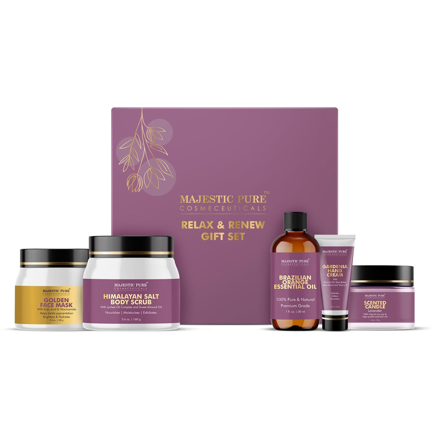 Majestic Pure Gift Set for Self Care & Personal Care