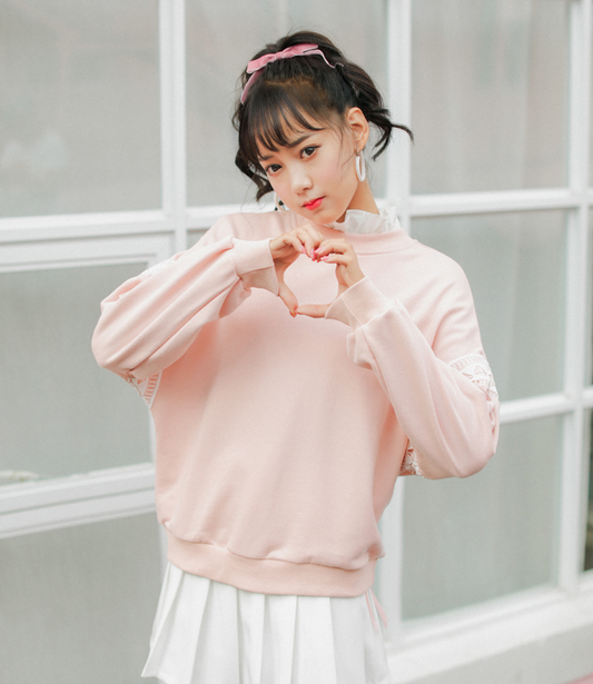 Loose Sweater for Junior High School Girls