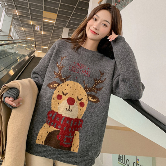 Cute Loose Knit Sweater for Middle and High School Girls