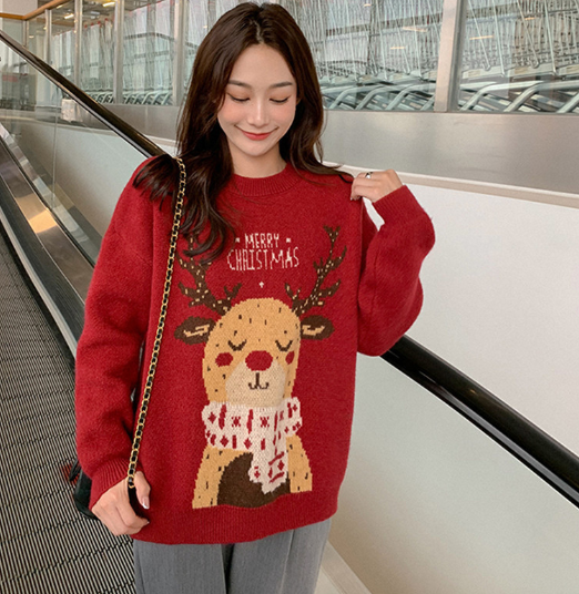Cute Loose Knit Sweater for Middle and High School Girls
