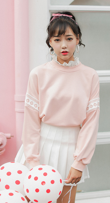 Loose Sweater for Junior High School Girls