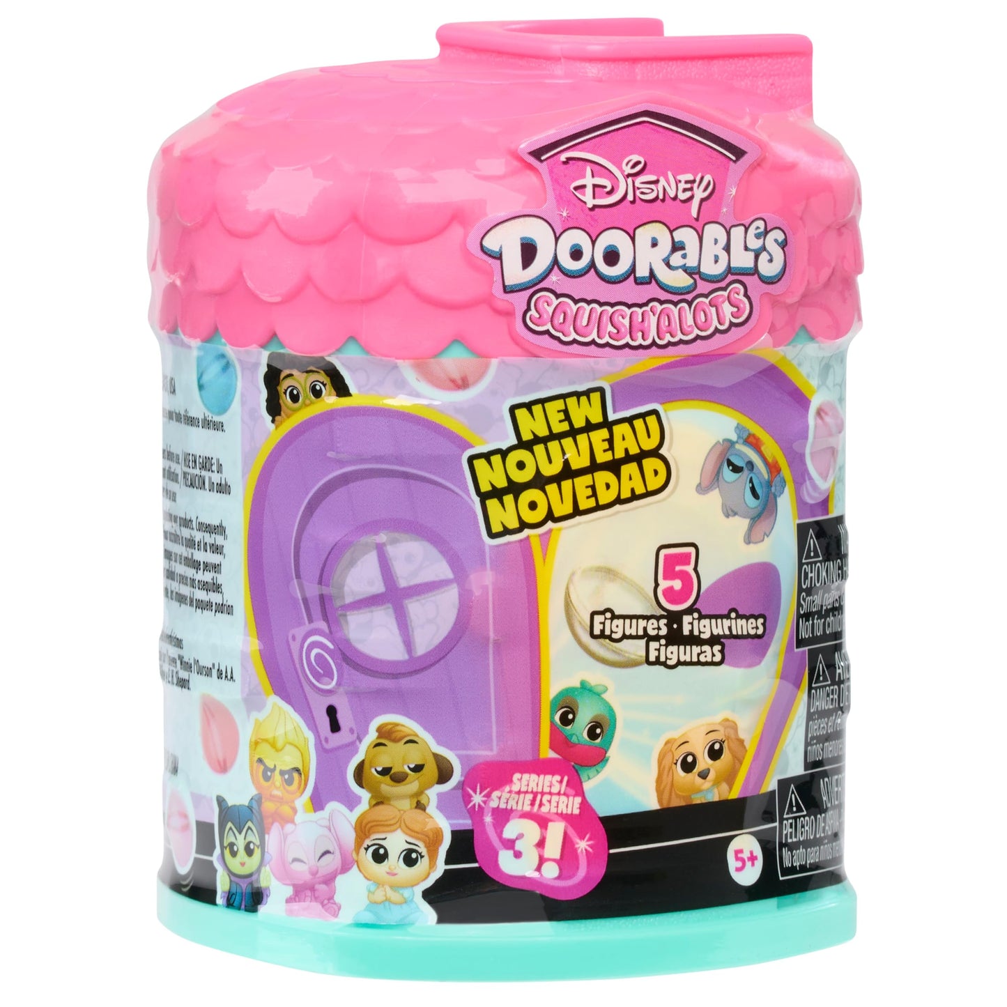 Just Play Disney Doorables Squish’Alots Series 3 Figures Collectible Figures Kids Toys for Ages 5 Up