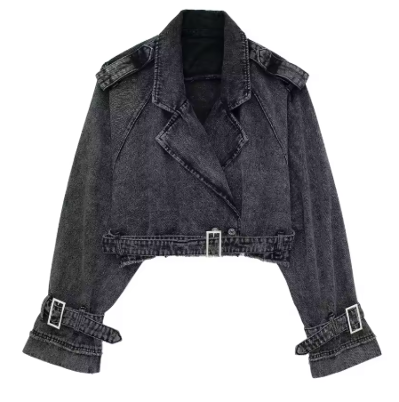 Women's Denim Short Jacket (Single Piece)