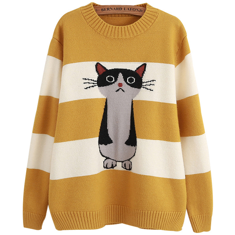 Cute Knitted Sweater for Middle and High School Girls
