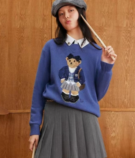Cute Knitted Sweater for Middle and High School Girls