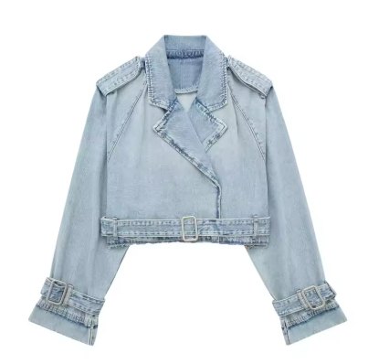 Women's Denim Short Jacket (Single Piece)