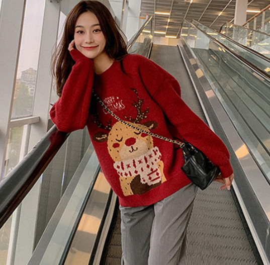Cute Loose Knit Sweater for Middle and High School Girls
