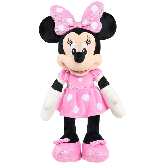 Disney Junior Mickey Mouse Large 19-inch Plush Minnie Mouse Officially Licensed Kids Toys for Ages 2 Up by Just Play