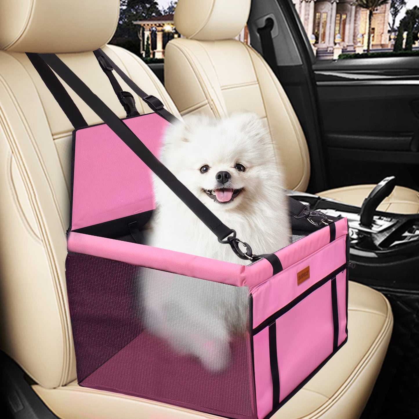 SWIHELP Pet Car Booster Seat Travel Carrier