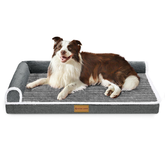 Patas Lague Orthopedic XXL Dog Bed for Extra Large Dogs 48X30 Waterproof