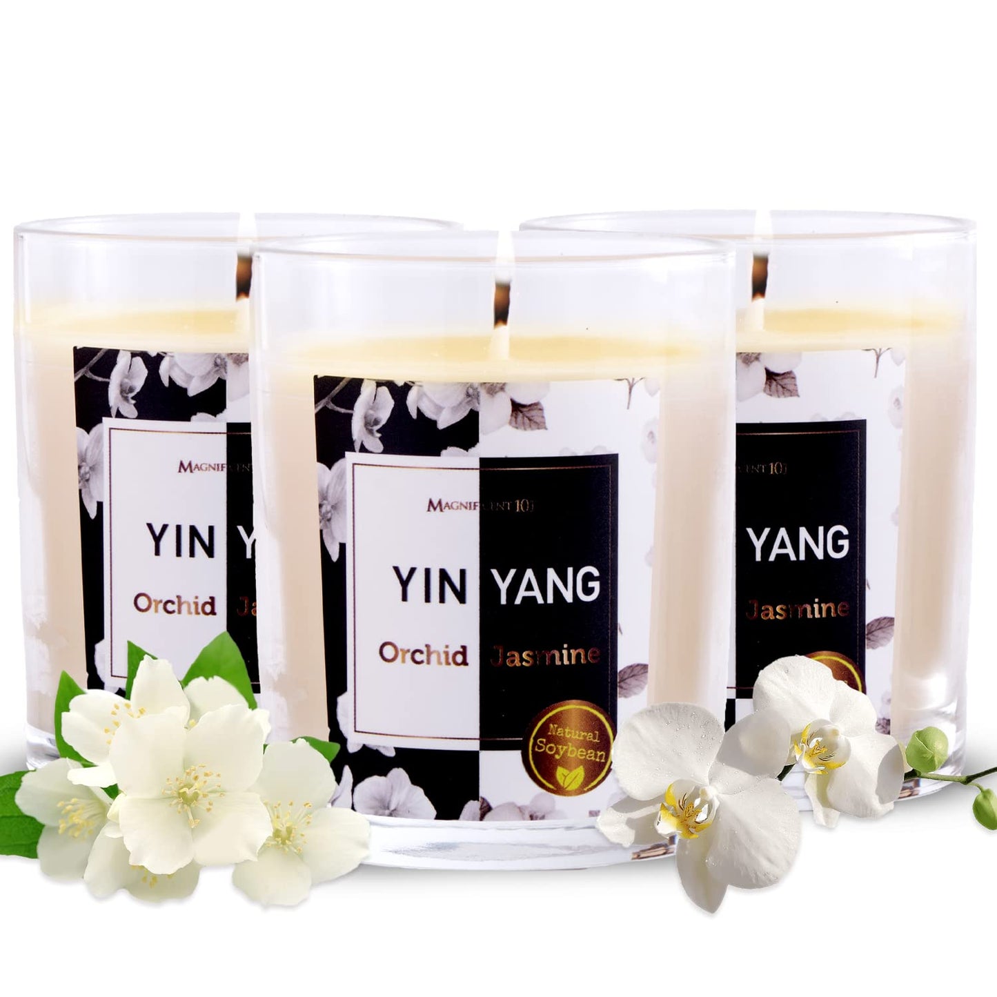 Magnificent 101 YIN YANG Set of 3 Candles